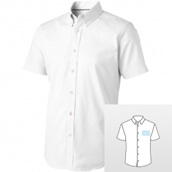 Camisa manga corta blanca...